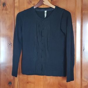 Cherokee girls black lace cardigan